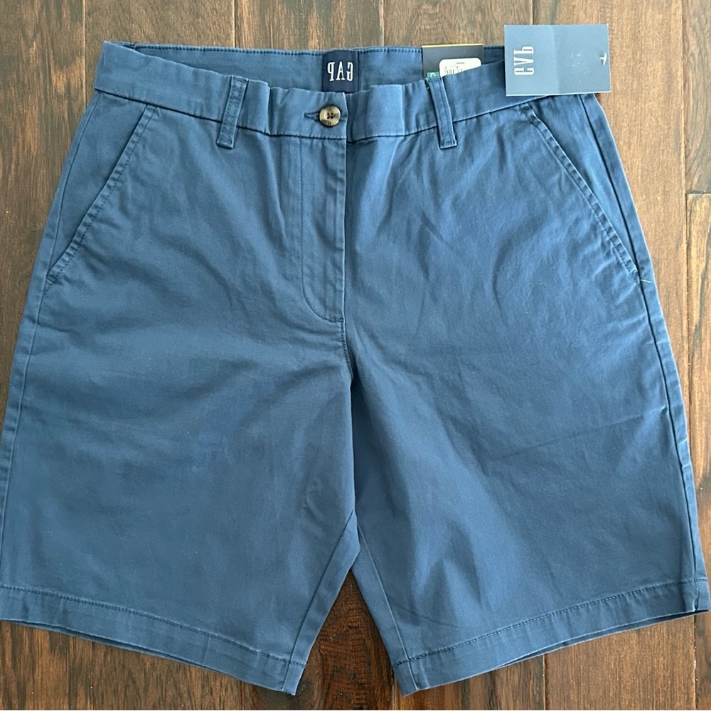GAP Men's Navy Flat Front Shorts